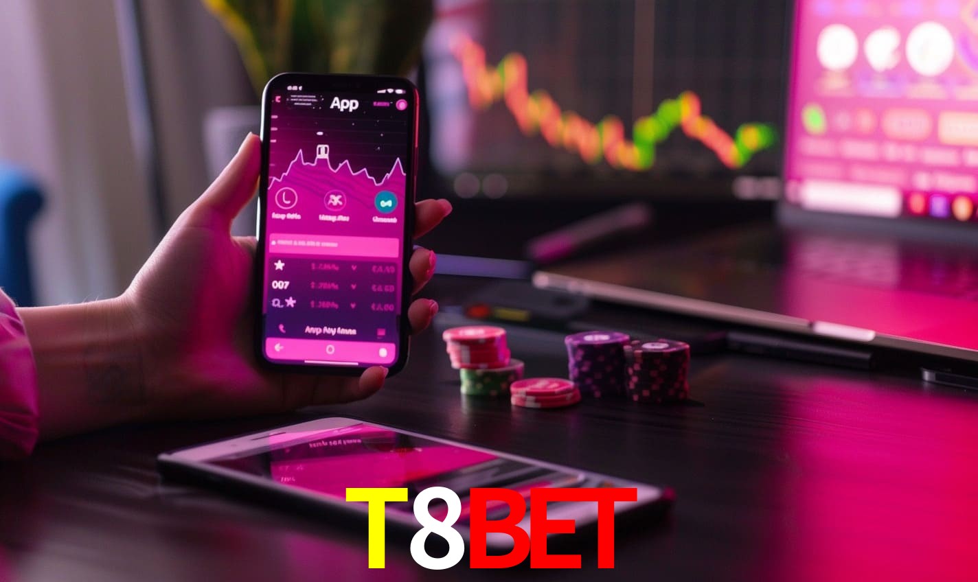 Comparação APP mobile vs versão web da T8BET
